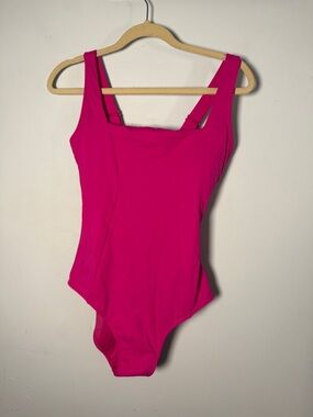 TA3 One-Piece corset Swimsuit in Hot Pink